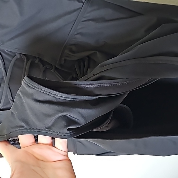 Torrid NWT size large black corset shape Bathing Suit swim dress - Picture 9 of 12